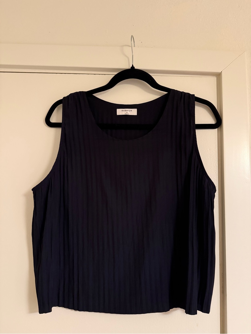 Aritzia Babaton Pleated Tank - Sz M